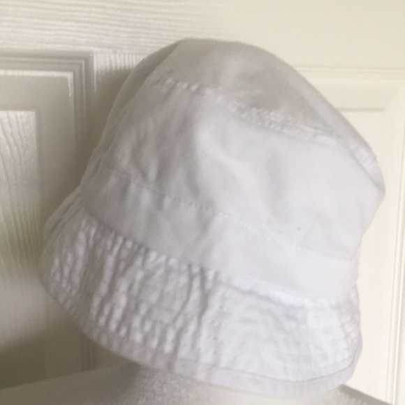 White Cotton Bucket Hat with Embroidered "OF" Donut Logo - Picture 3 of 7